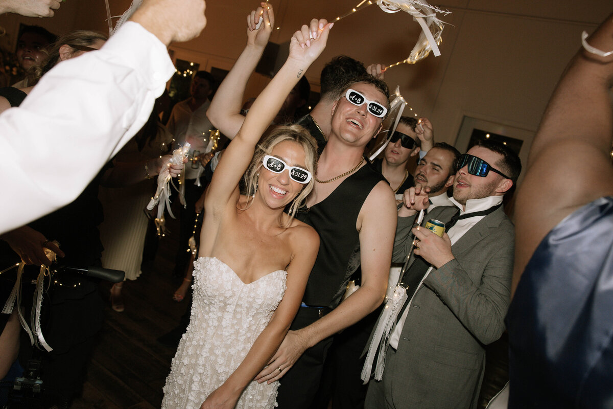 central wedding photographer capturing reception images
