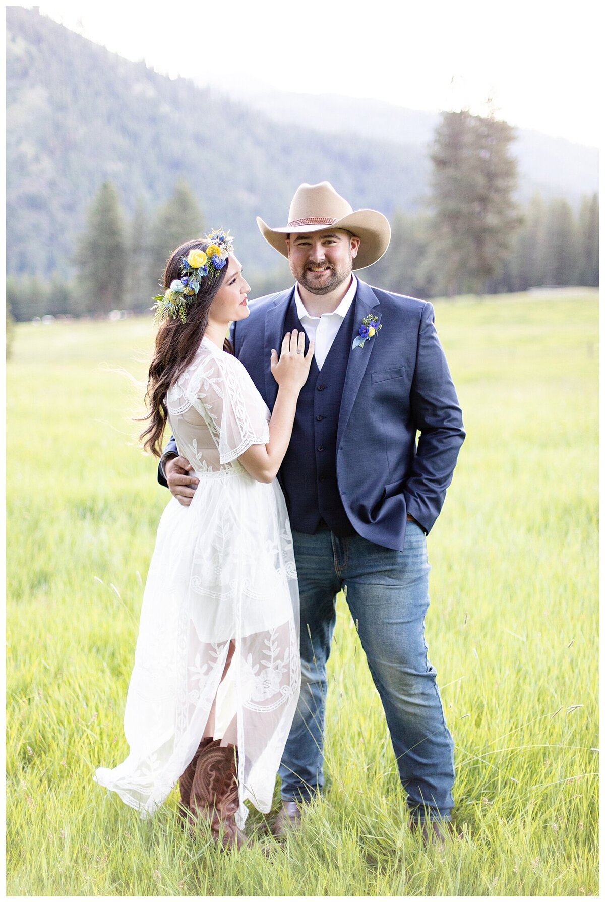 ranch elopement at Triple Creek Ranch in Darby Montana