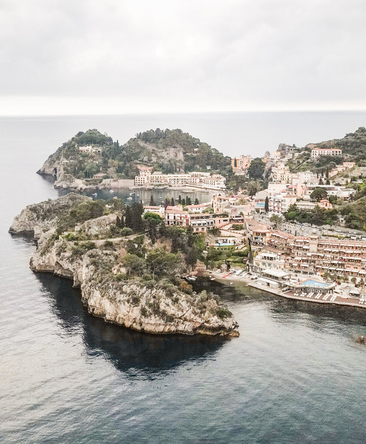Scenic view of the beautiful island of Sicily
