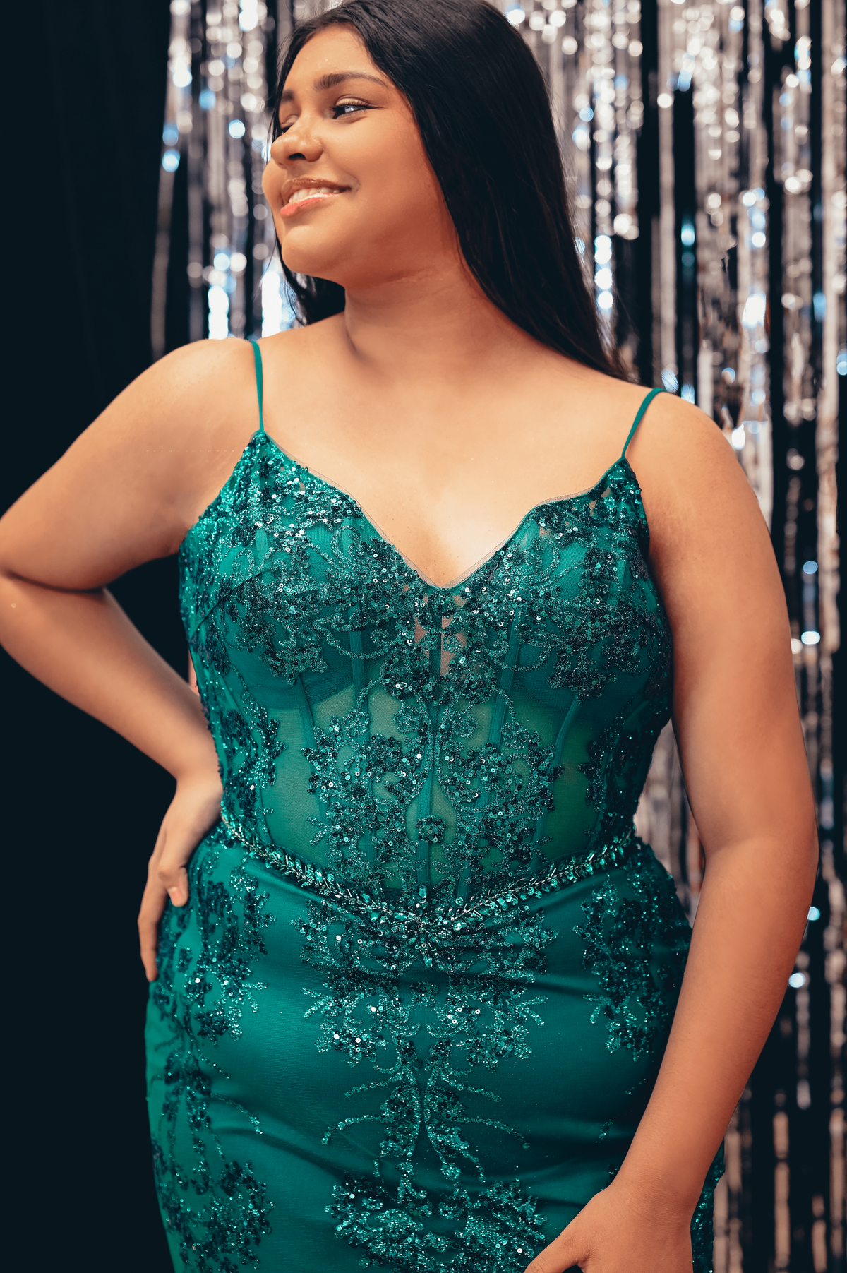 Formal Dress Green | Lucia Isabel