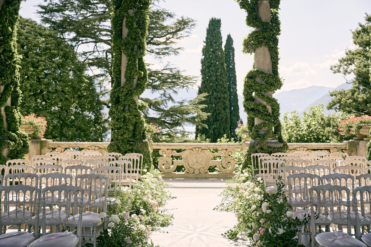 EDW-Villa del Balbianello wedding ceremony Lake Como