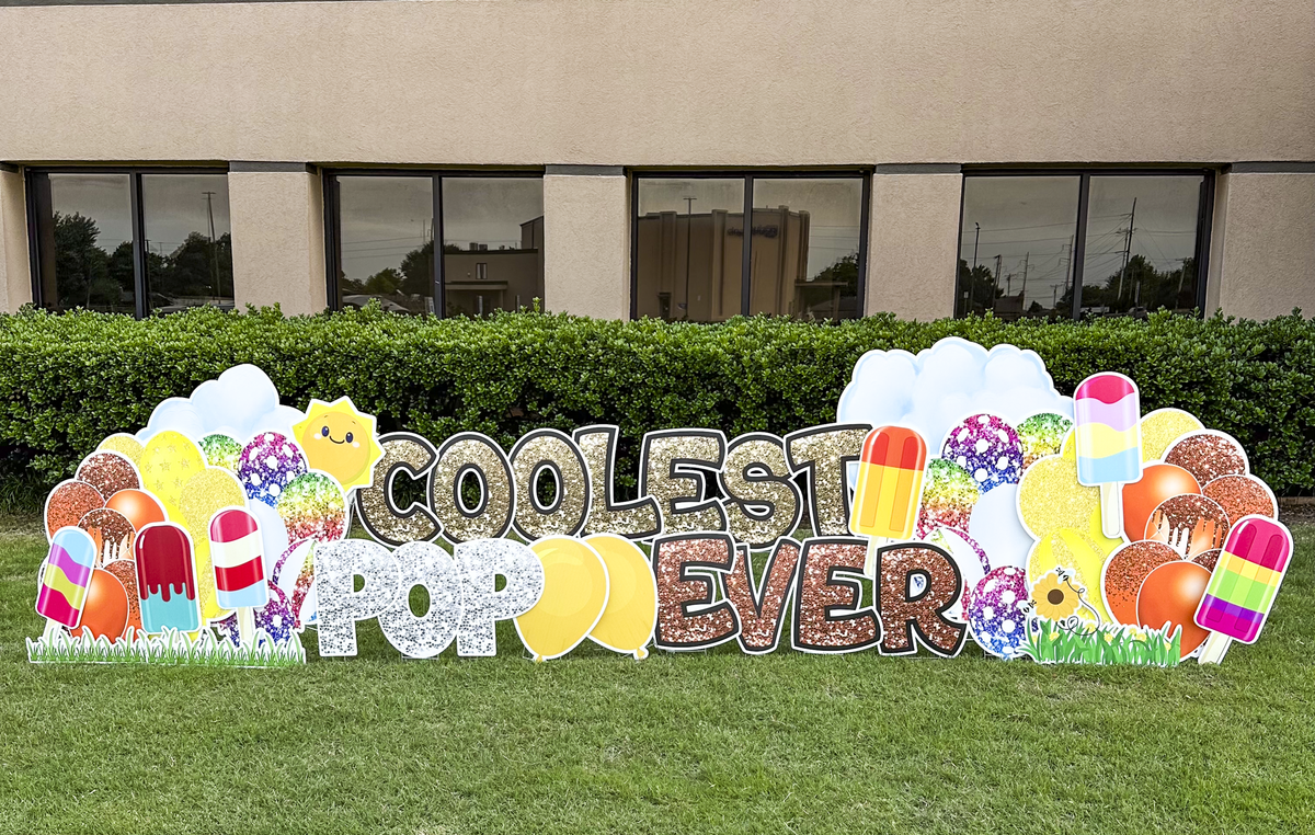 Simply Sign It is a yard greeting sign rental company servicing Edmond, NW OKC, Piedmont, and Deer Creek. Create a yard greeting sign for your home, organization, or school.