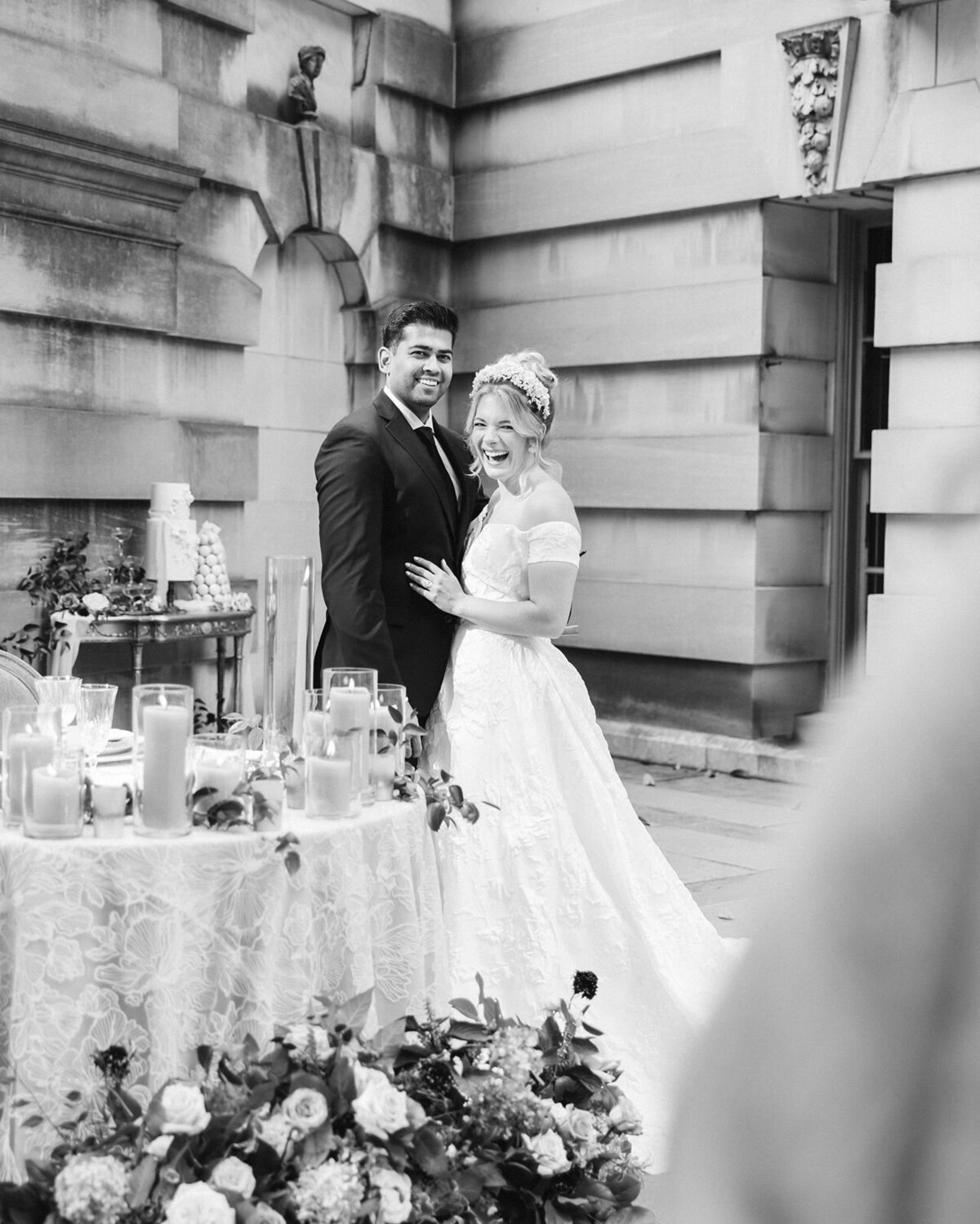 Larz Anderson House Wedding couple