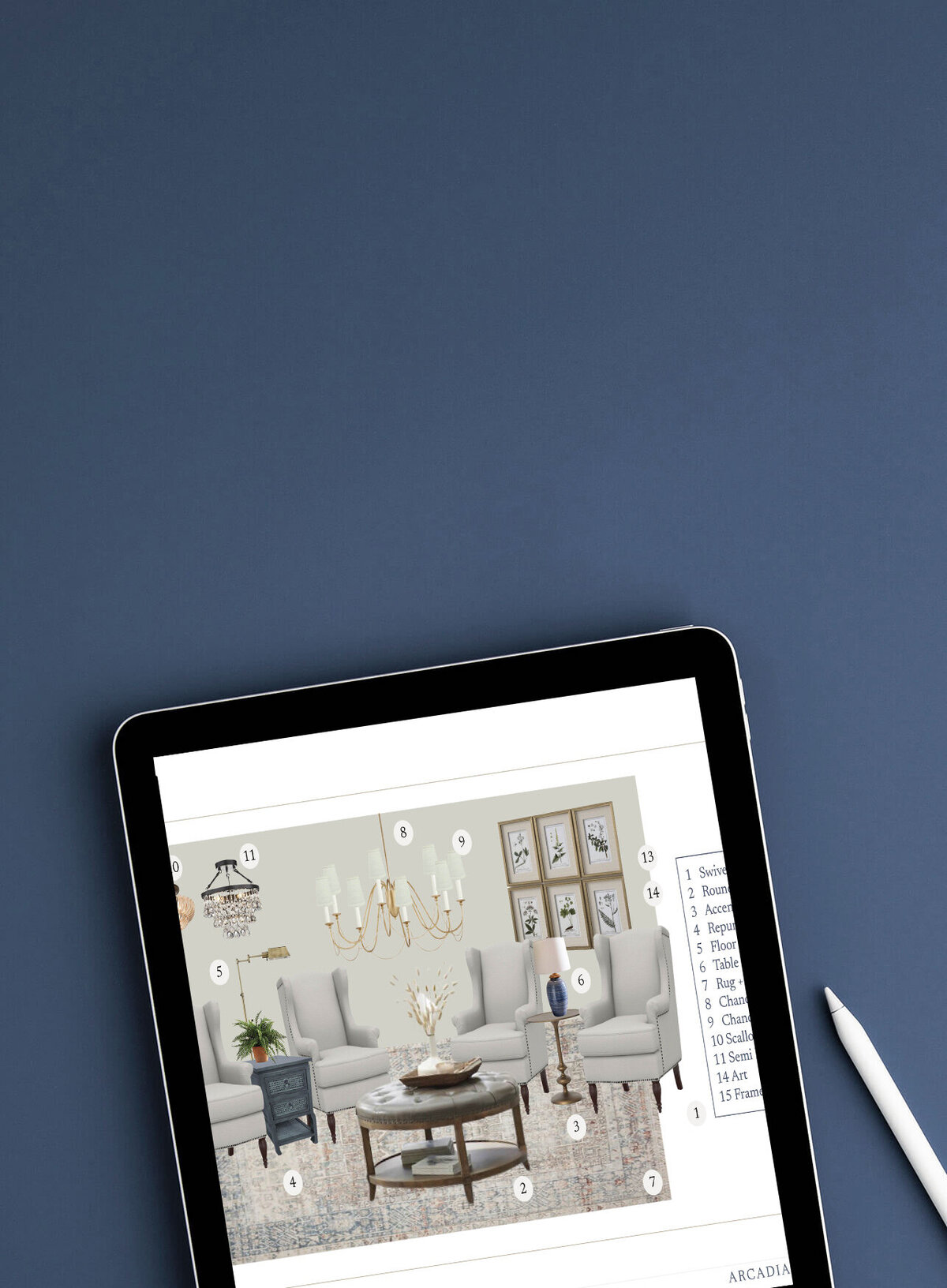 Arcadian Interior Design - Virtual Room Design