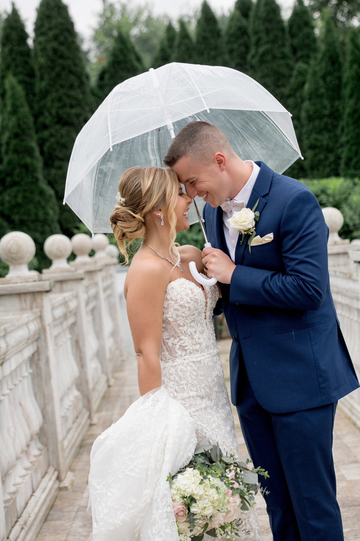 bride groom umbrella