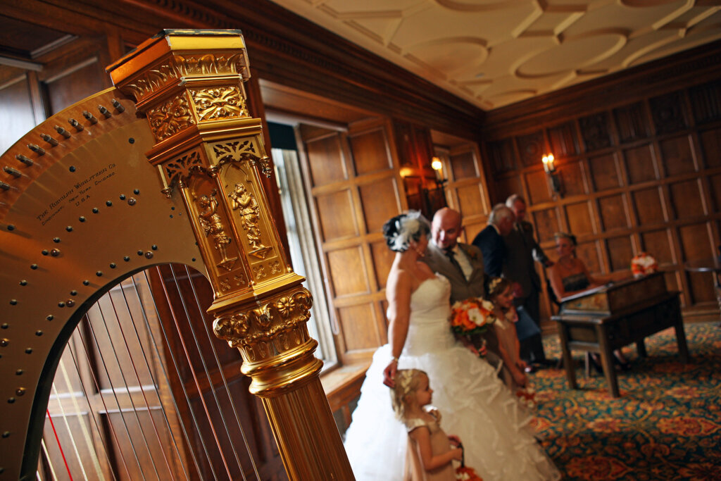 Harp Angel - Harpist, classical wedding musician based in Calgary, BC. Featured on the Brontë Bride Vendor Guide.