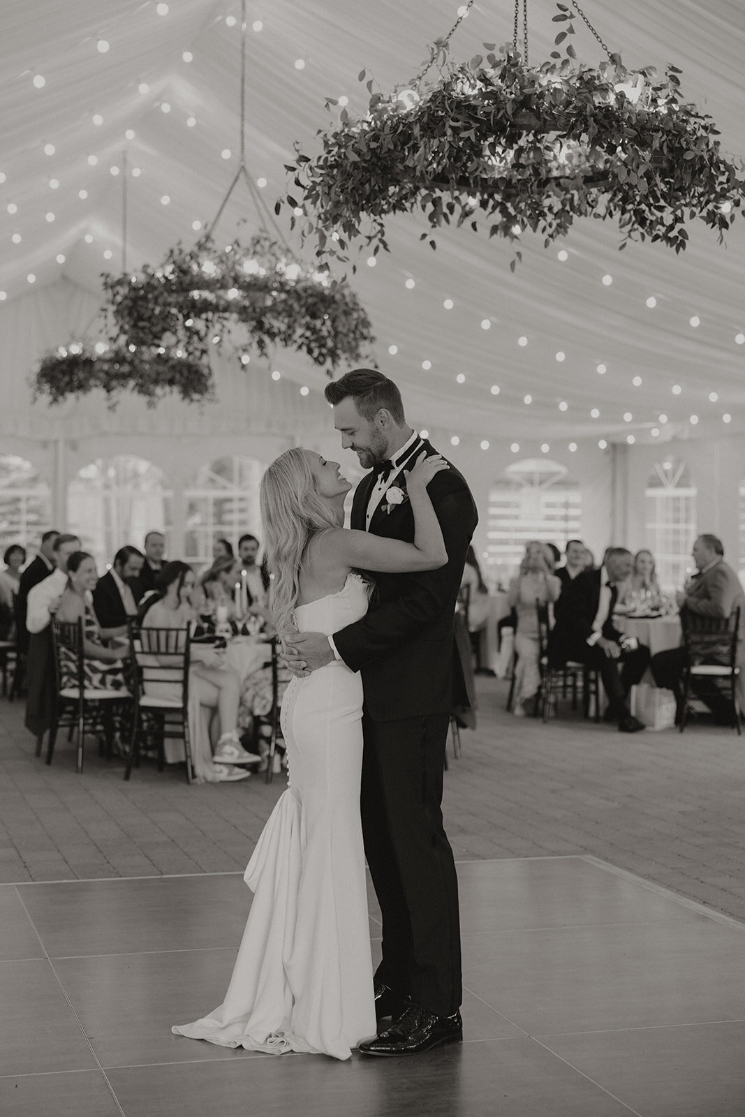 Newlywed's first dance