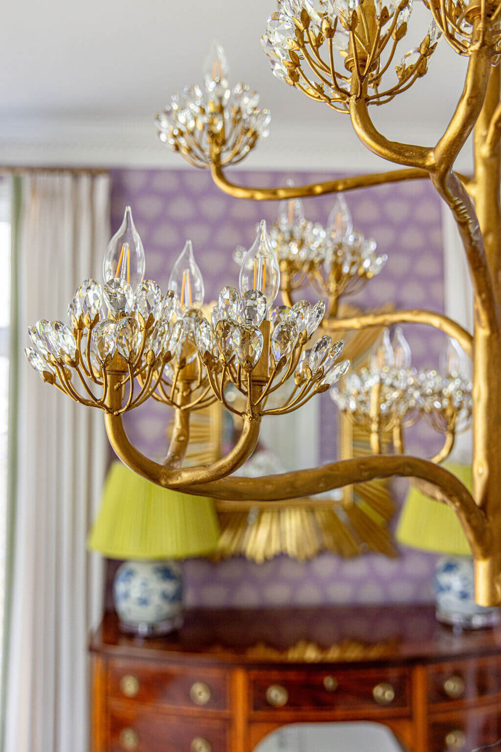 oyster creek studios university park chandelier detail