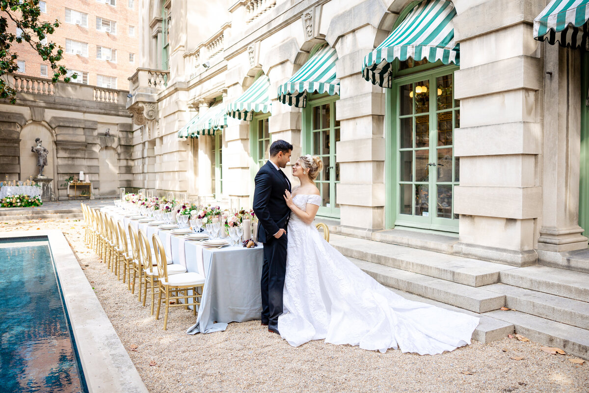 Larz Anderson House Wedding Luxury DC Wedding Day  - Haley Day Photo H+R-152