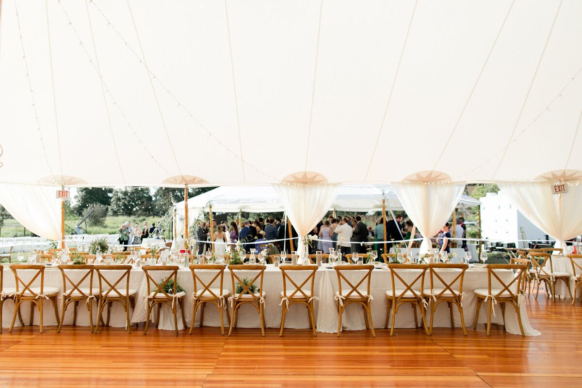 new-england-nature-inspired-wedding-reception-long-guest-table