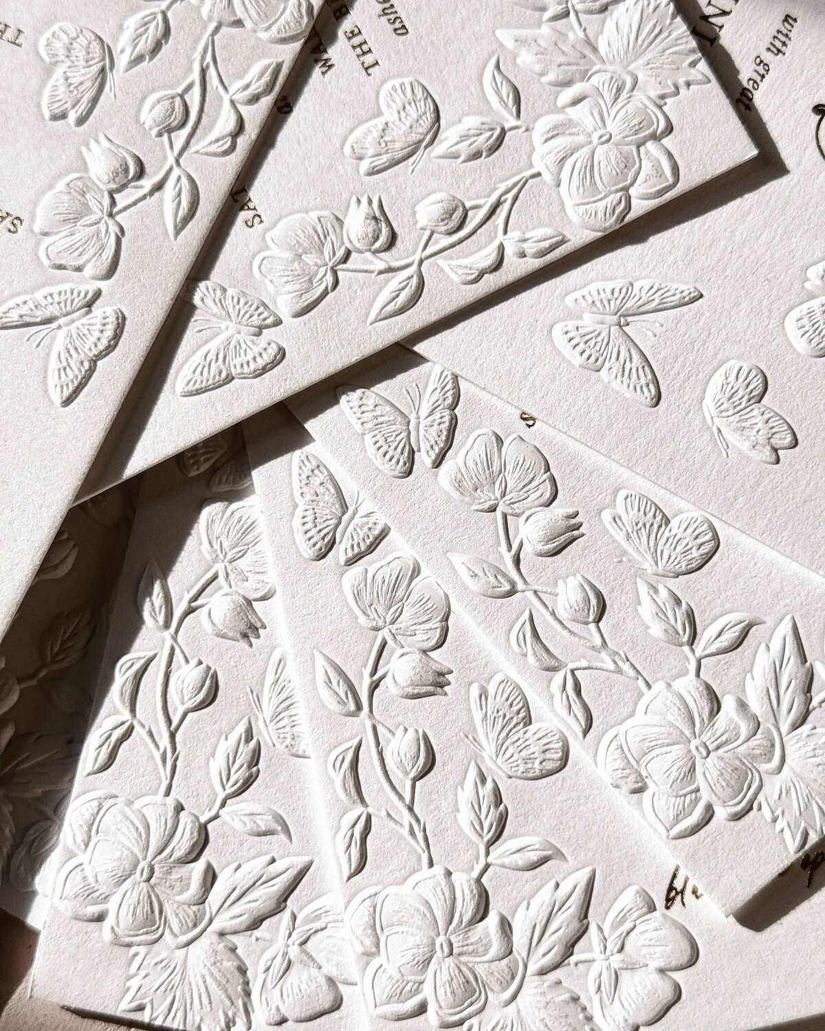 dominique alba custom invitations sculped 3d emboss