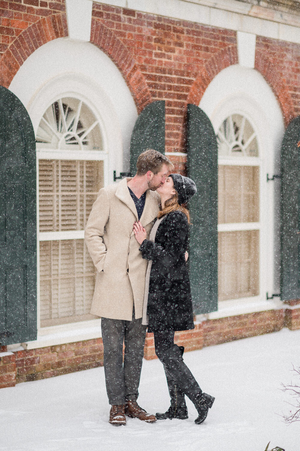 Snowy Charlottesville Engagement - Hunter and Sarah Photography-16