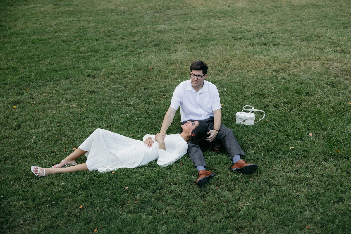 couple on the grass