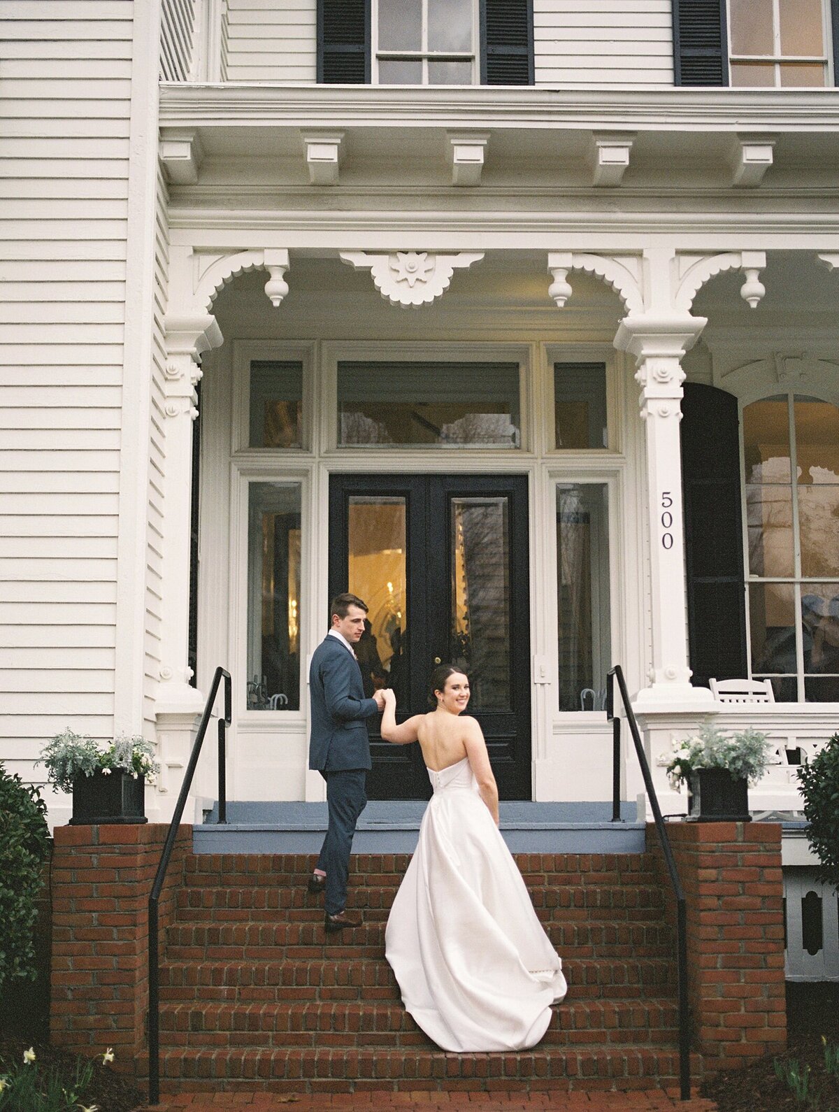 Raleigh Wedding-FILM-Casie Marie Photography-Merrimon Wynne House, NC-37
