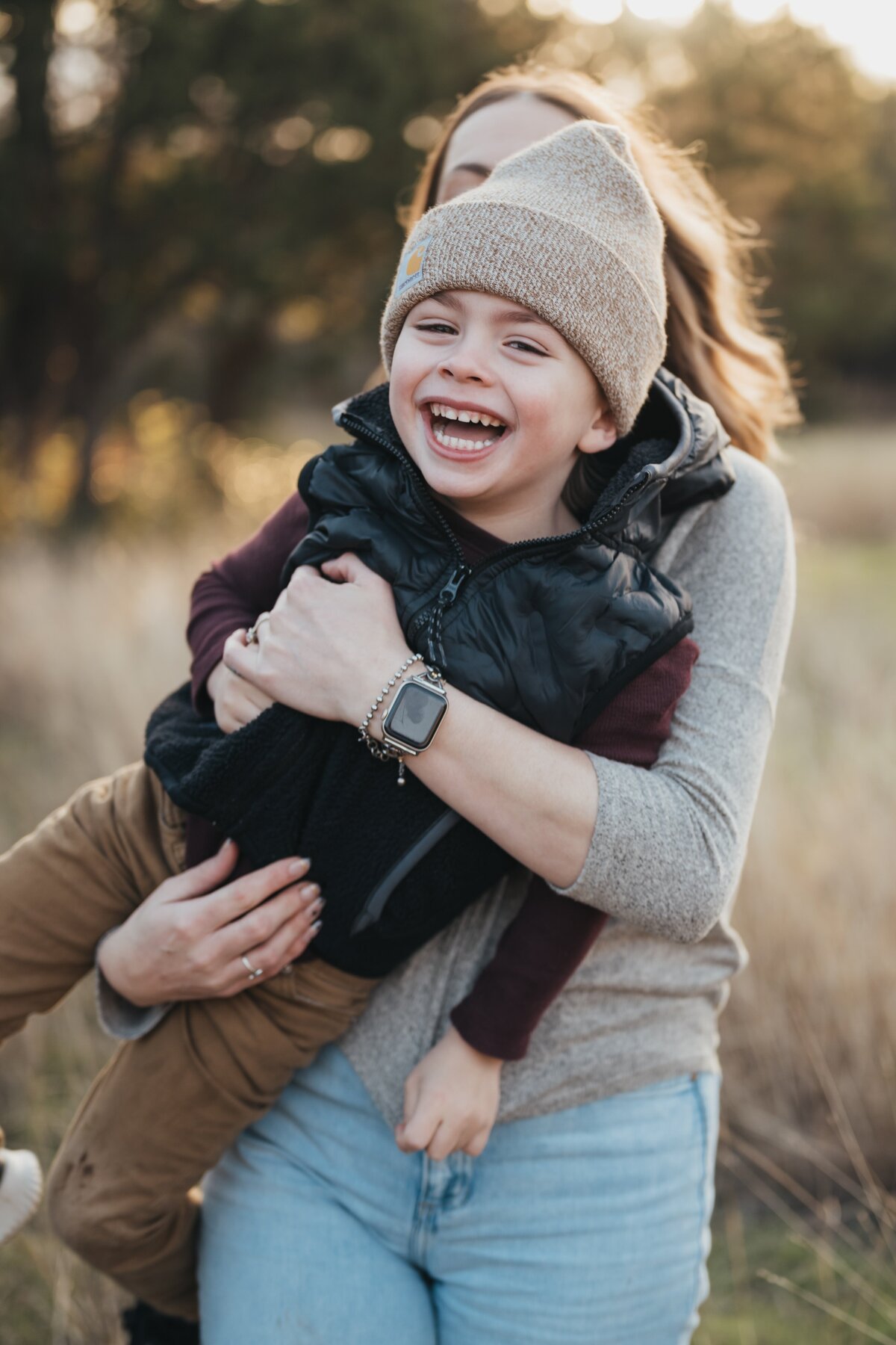 son-laughing-with-mom