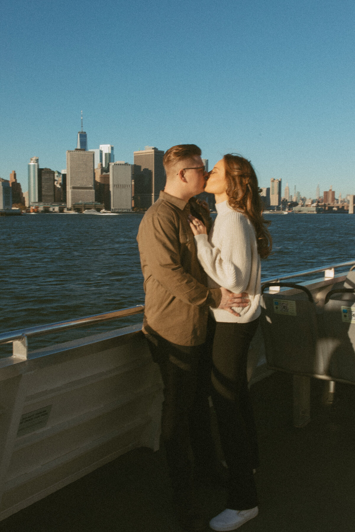 Brooklyn Heights and Governor's Island Engagement Photos by Kara McCurdy Photography-12