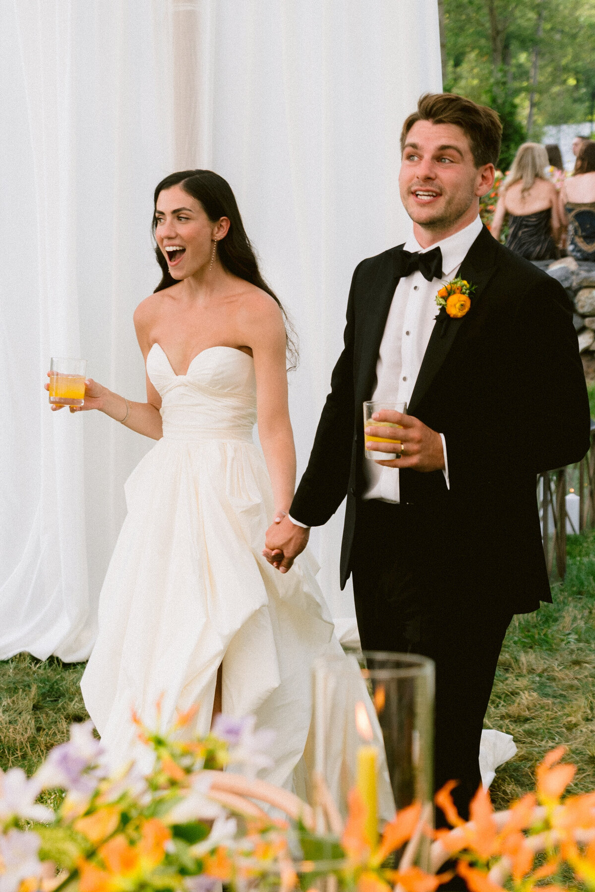 Full Service wedding planning and design at Willow Hill in Connecticut by Gathered East