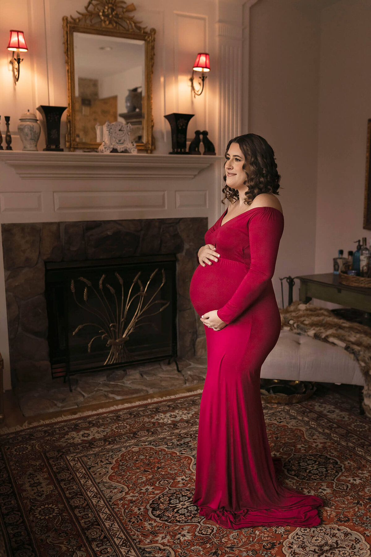NJ Maternity Photographer captures pregnant mother
