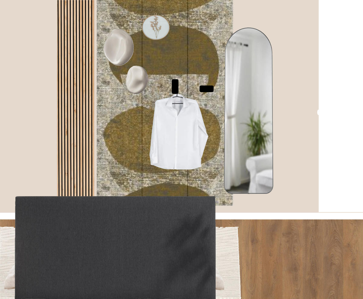 slaapkamer lange wand