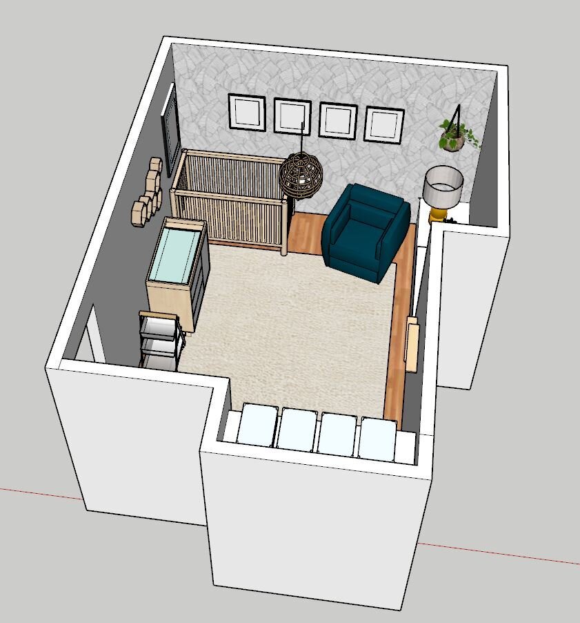 Welcome to My Crib Nursery 3D Model Urbanomic Interiors