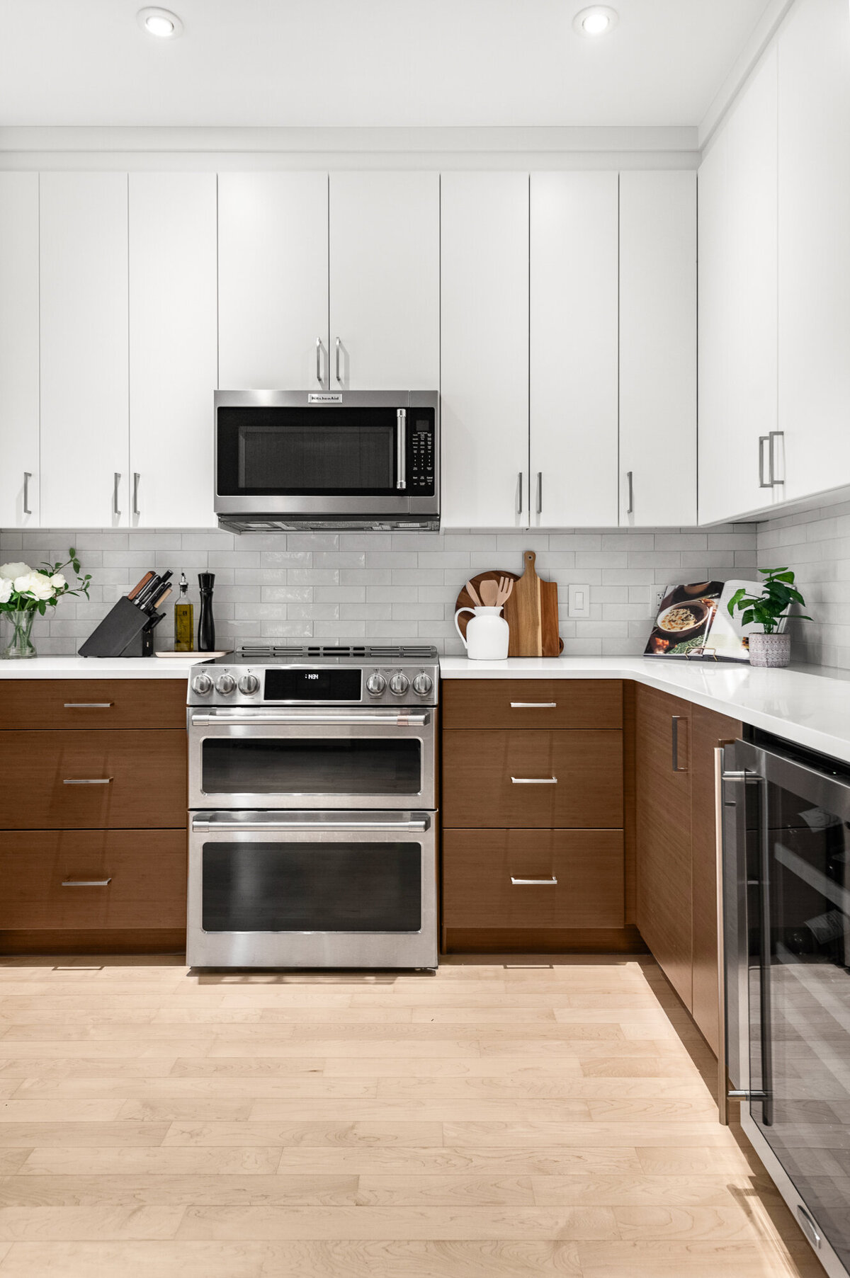 final image of our downtown bamboo interior and kitchen design project