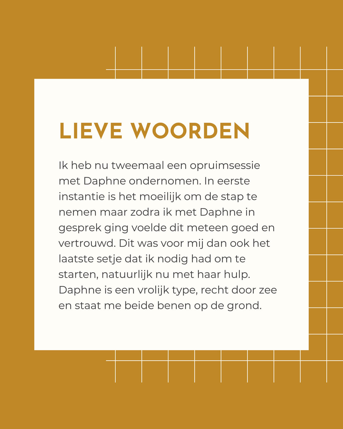Studio Paoline Kruijssen - portfolio vormgeving - social media templates canva - Firma Opgeruimd - 3