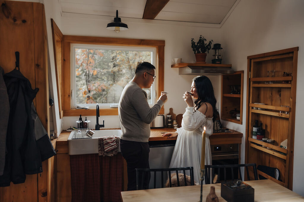 Intimate Cabin Maternity Photos - Maiora Studios