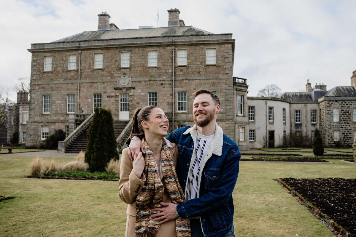 Haddo House Aberdeen engagement photos by Aberdeen wedding photographer Scott Arlow-3