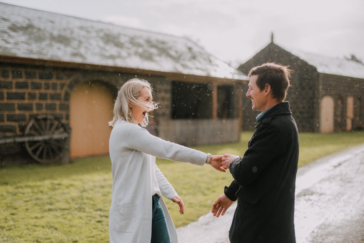 Stephanie+Dale - Werribee Mansion, Melboune, VIC - Engagement Photography - The Beginning -38