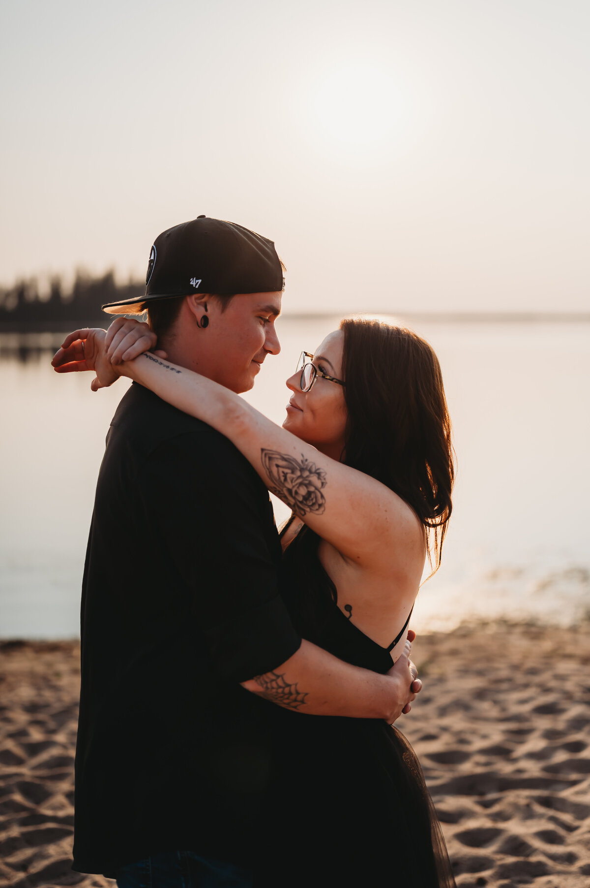 couple celebrating their engagement