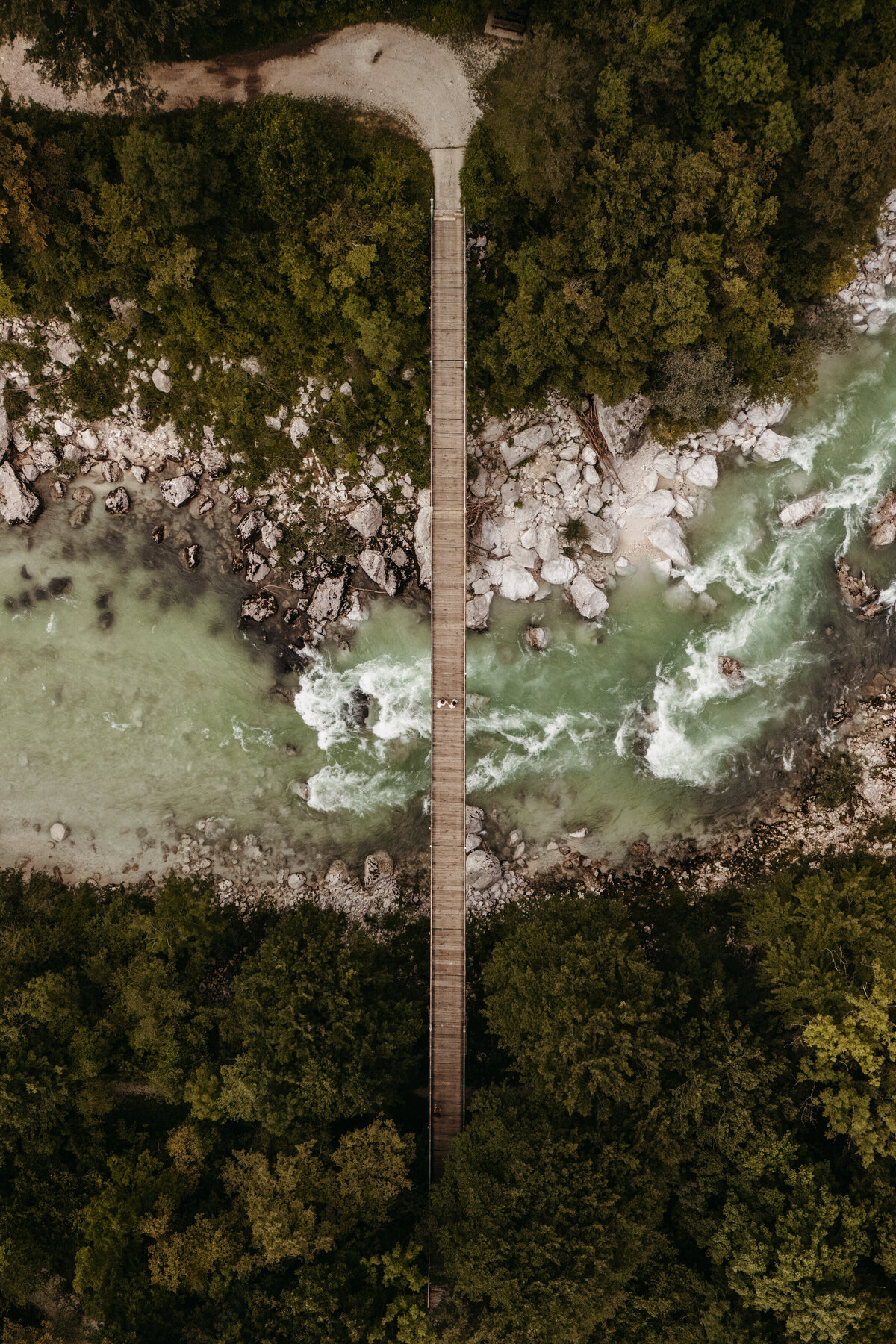 Soca river romantic couple elopement