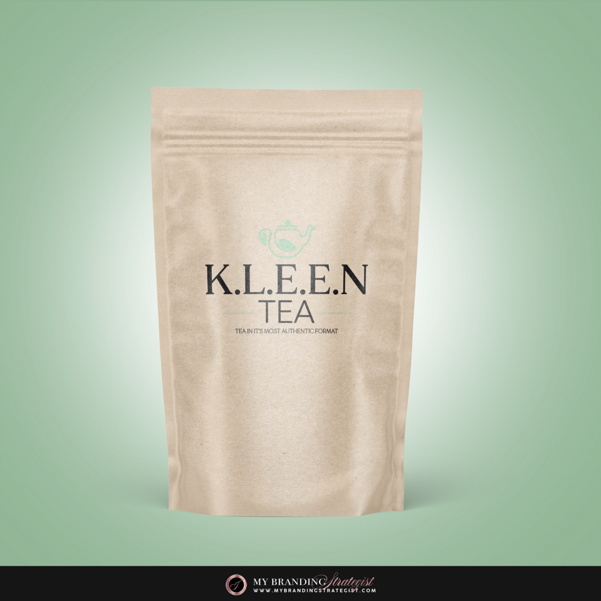 MOCKUP - LOGO - KLEEN TEA2