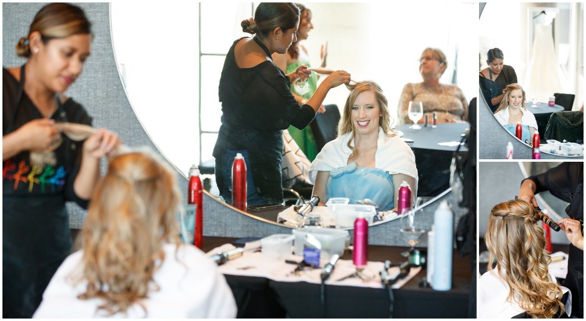 Austin wedding photographer w hotel wedding photographer bride getting ready