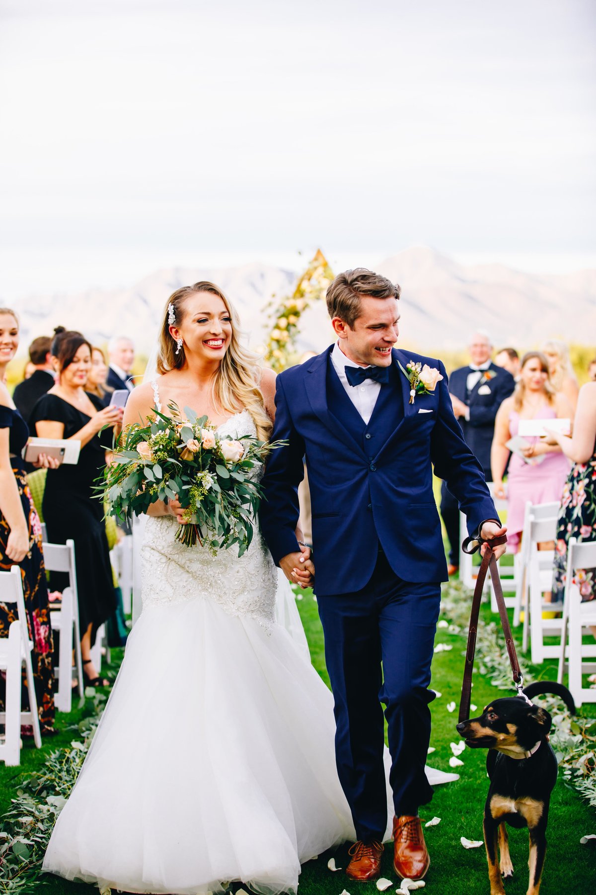 wedding ceremony recessional joy ring bearer