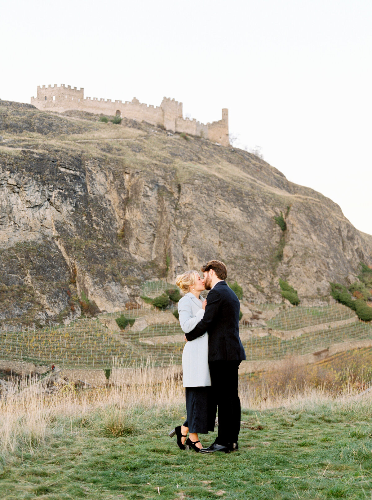 Couples photography session outdoors in Sion, Valais, Switzerland - 13