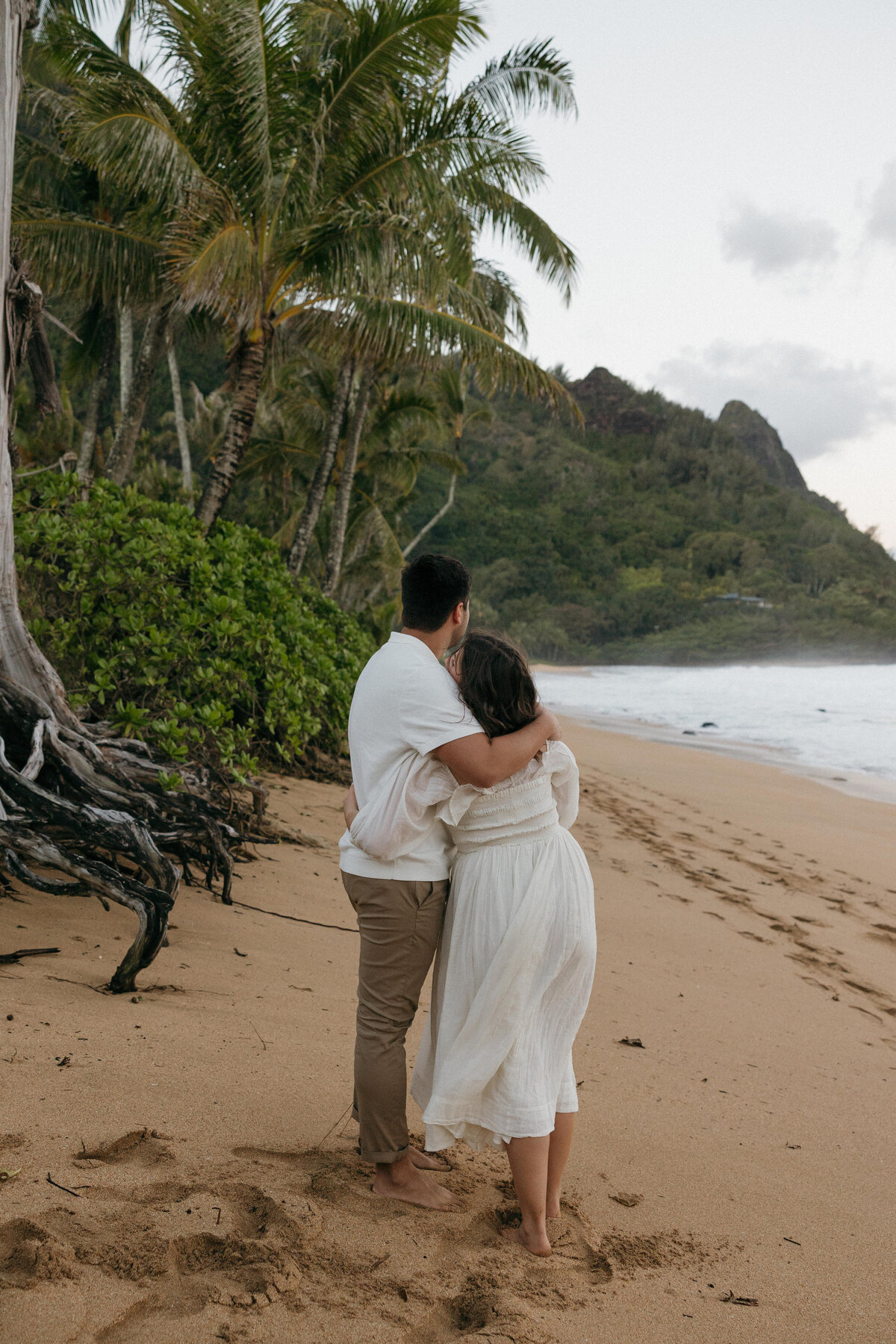 Hawaii elopement / kauai hawaii elopement / hawaii destination wedding / Sophia photo co / north shore hawaii elopement / white dress for beach photos / vow renewal in hawaii / vow renewal kauai / kauai wedding photographer / big island wedding photographer / maui wedding photographer / elopement wedding photographer / Duluth Minnesota wedding photographer