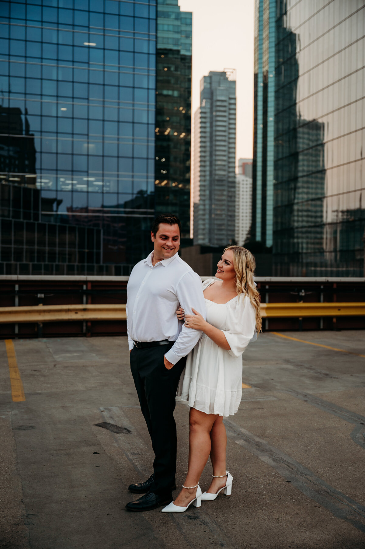 Downtown Edmonton Engagement Photography Session