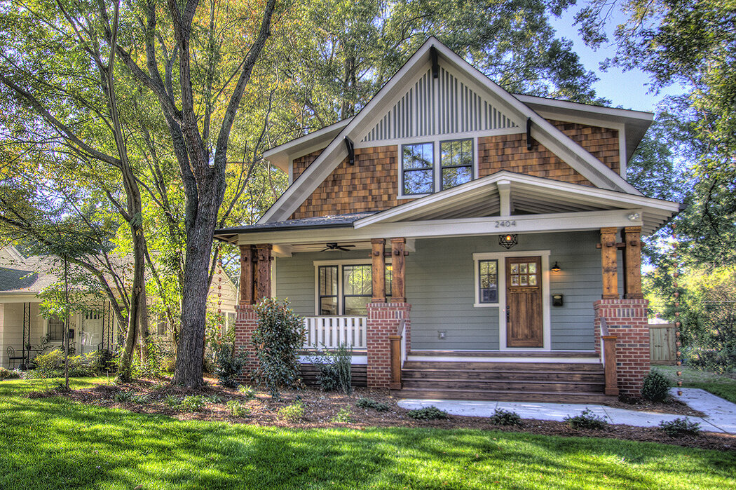 Cedar Shake Craftsman Home Design - Custom Style
