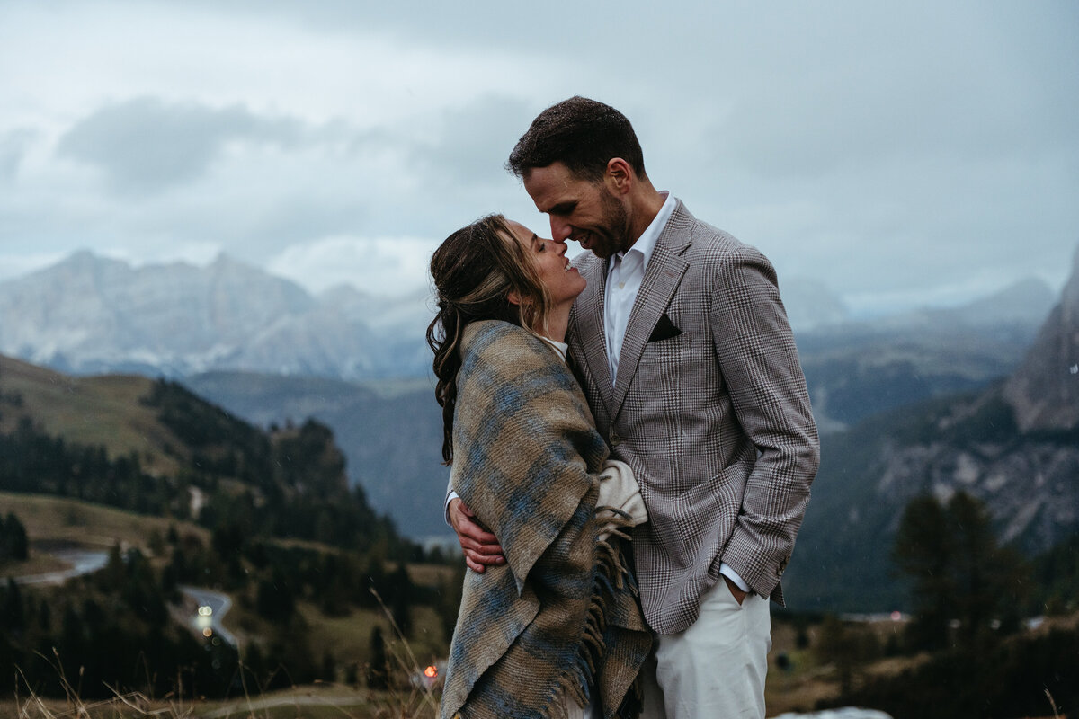 Passo Gardena Elopement -25