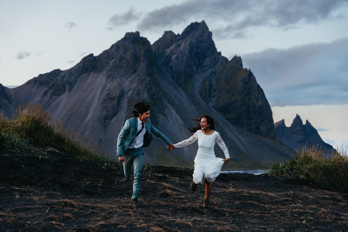 Stokksnes Beach Iceland Elopement