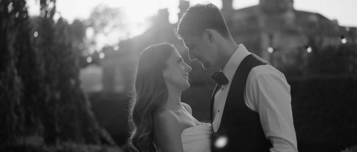 Cover for wedding film at Came House