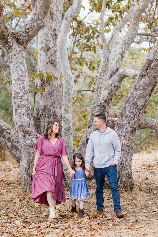 family-walking-under-tree--sweetwater-river-bridge-san-diego