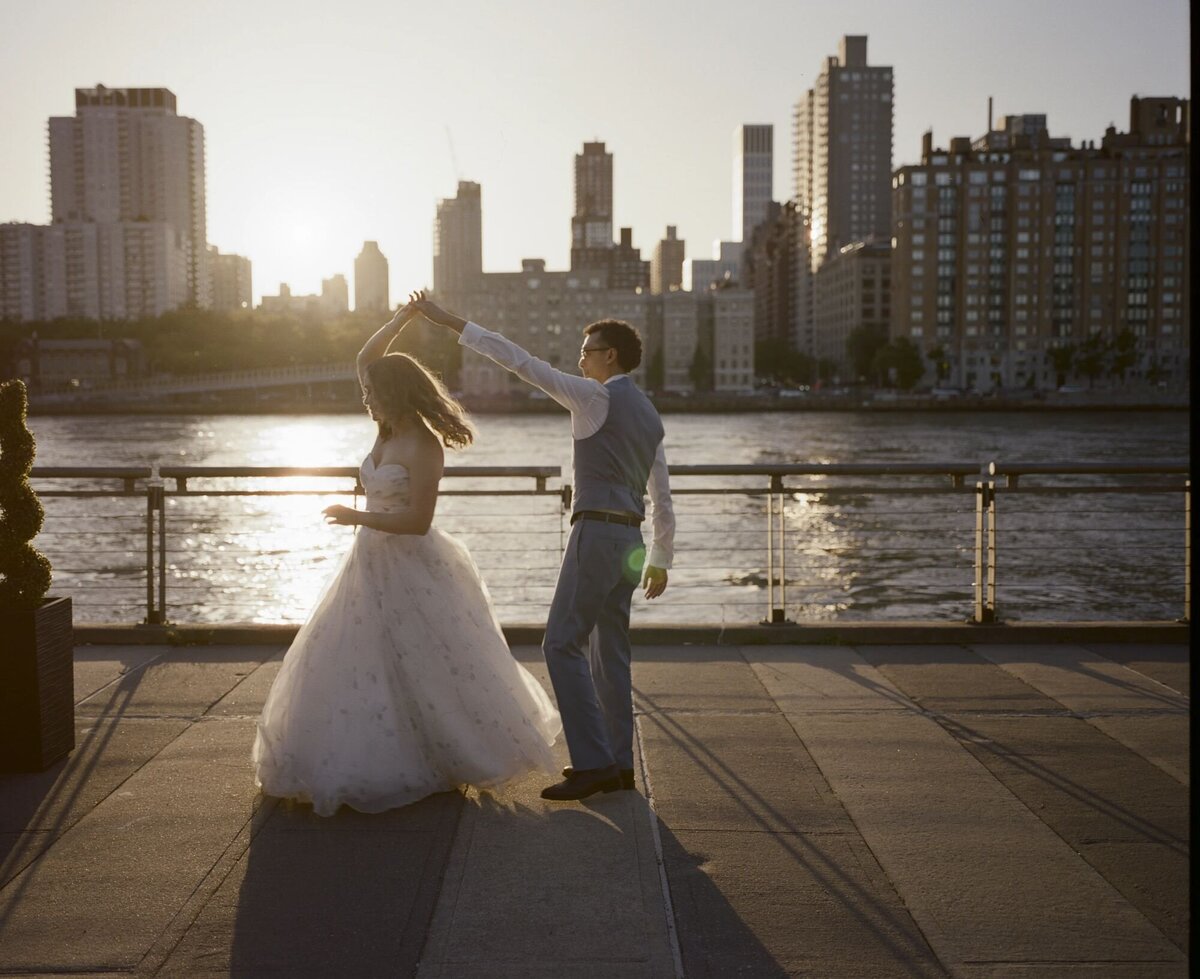 Medium format film Hudson Valley wedding photos capturing real tears, real laughter, and candid celebration moments