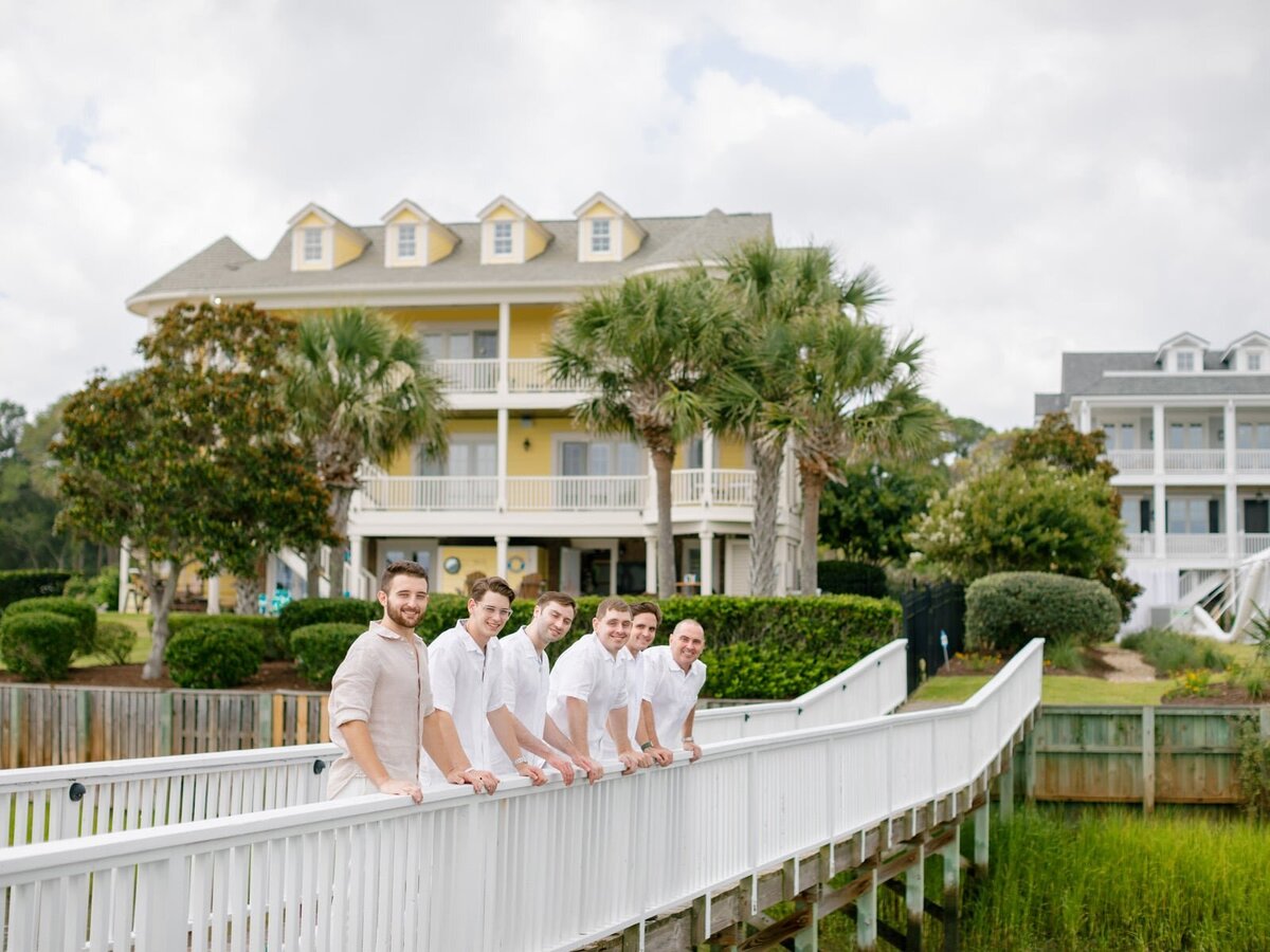 Southport NC Wedding | Blue Satin Bee 25