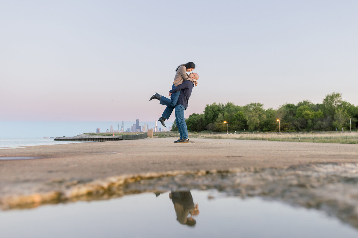 Montrose Point Bird Sanctuary, Chicago Engagement Session, Chicago & Miami Wedding Photographer