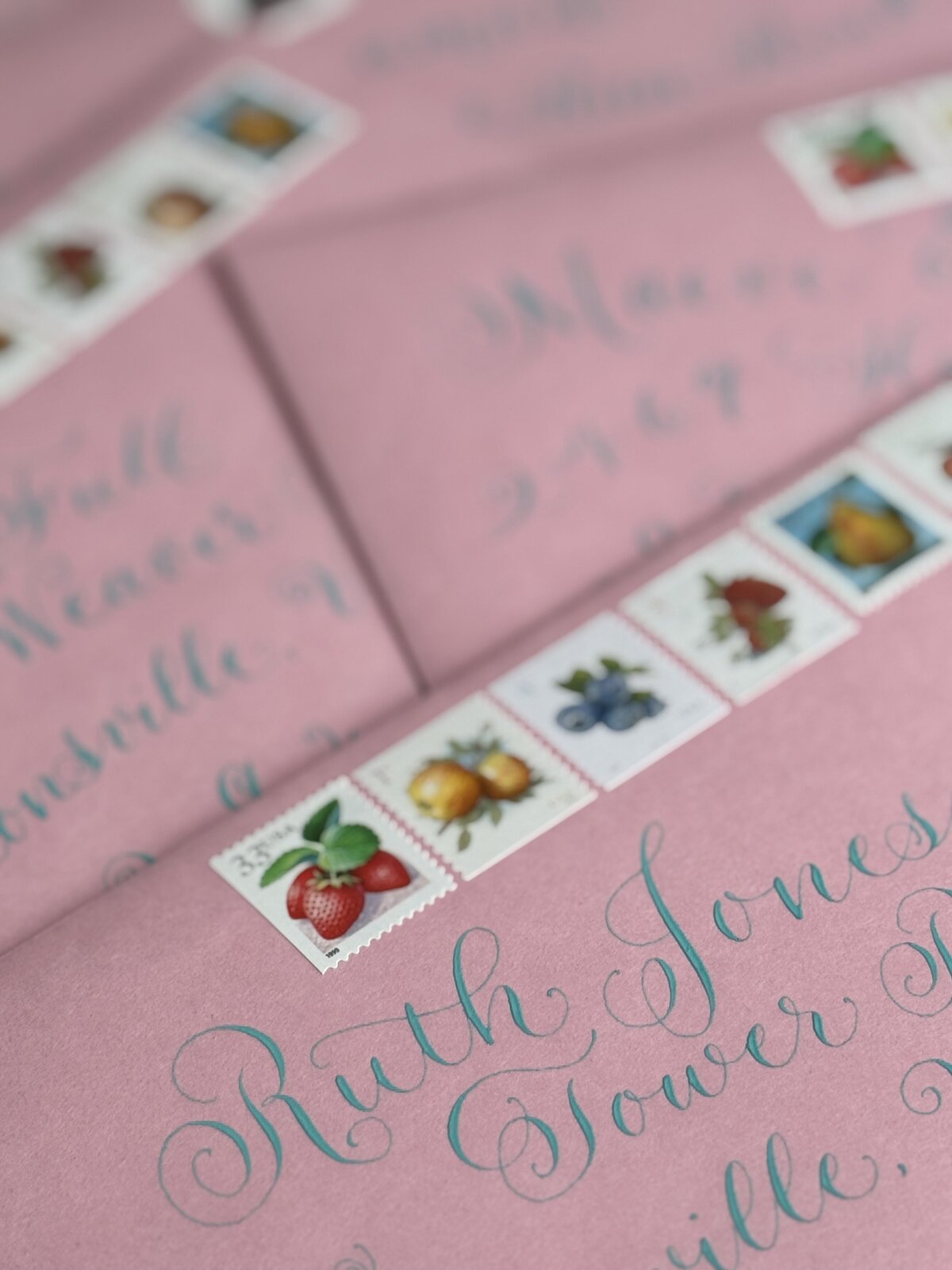 whimisical calligraphy envelops 2