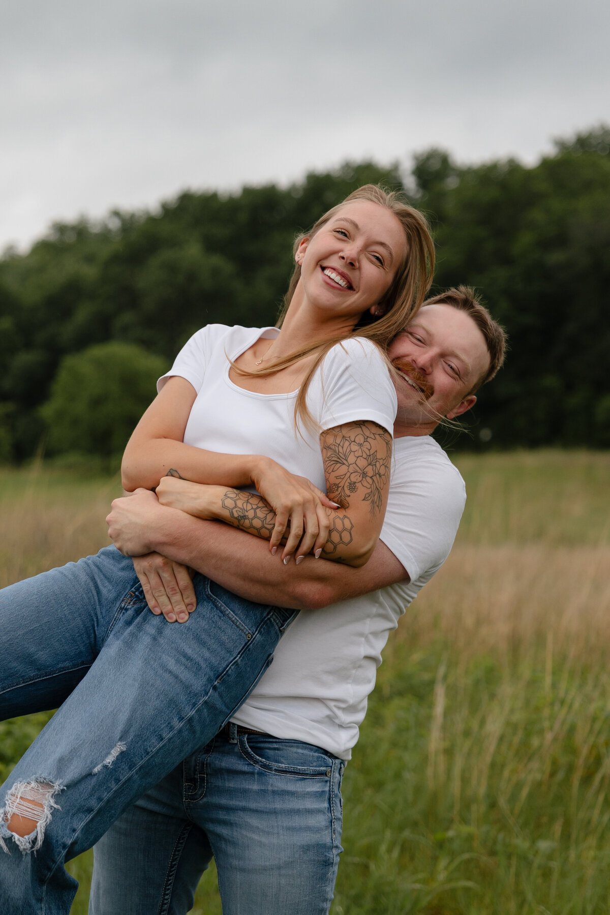 Alicia and Zach's Scandia, Minneosta Engagement Photography-29