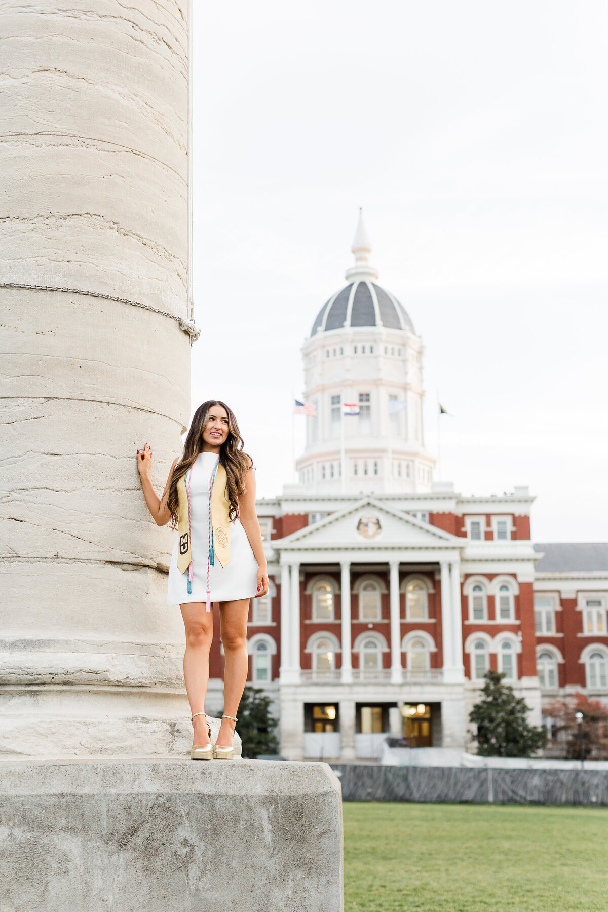 Megan & Joseph Mizzou Grad Session 2024. Bella Faith Photography 196