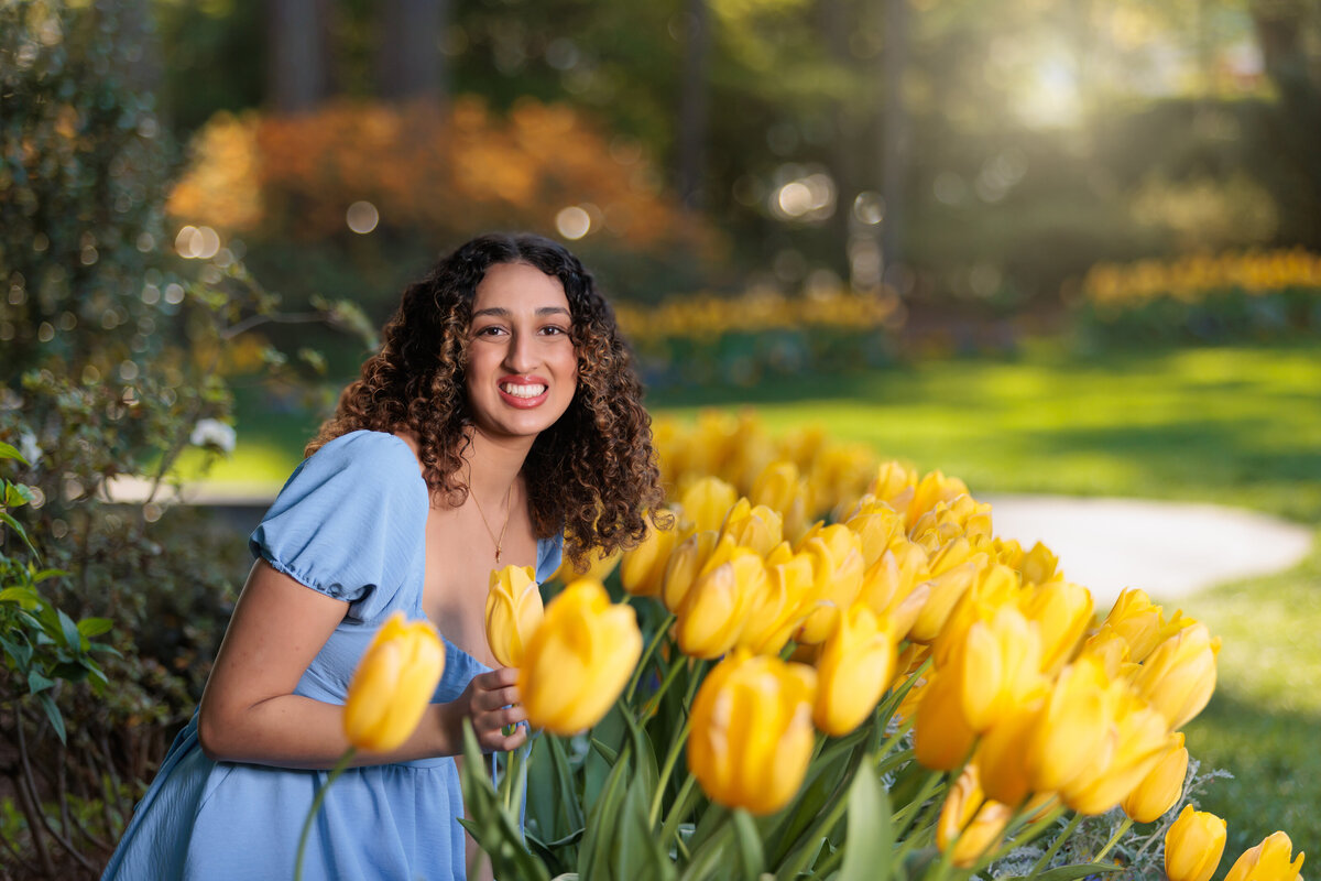 Spring Portraits for Holly Springs high school graduation photos