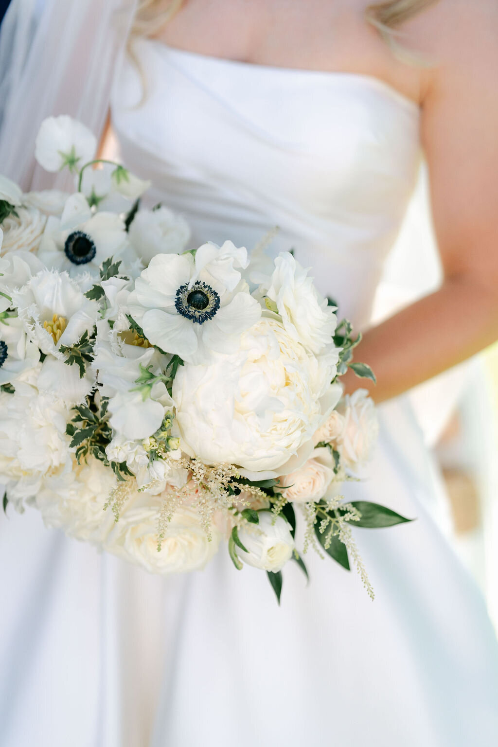 white wedding dress